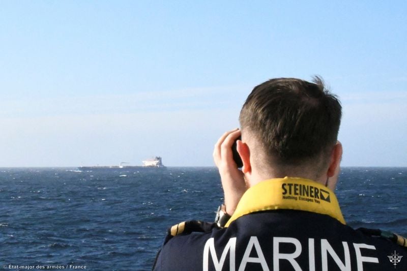 Image for French Navy diverts suspected Russian shadow fleet tanker to Marseille-Fos port