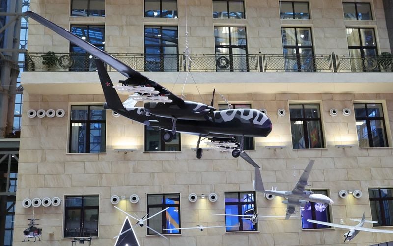 Image for Russia's drone production jumps in May after Putin request, think tank says