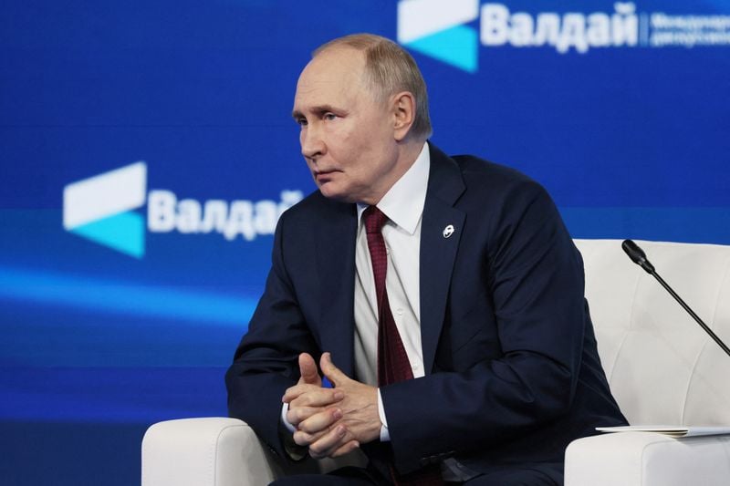 Image for Putin says Tomahawk supply to Ukraine would destroy U.S. relations