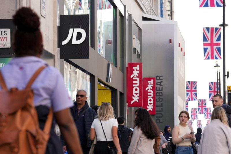 Image for JD Sports' sales fall in Christmas quarter on weak UK, Europe trading