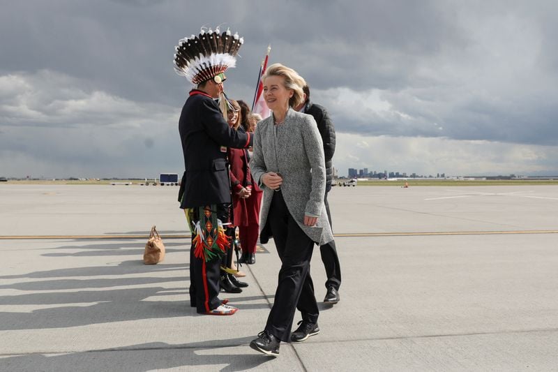 Image for G7 needs to raise pressure on Russia, von der Leyen says