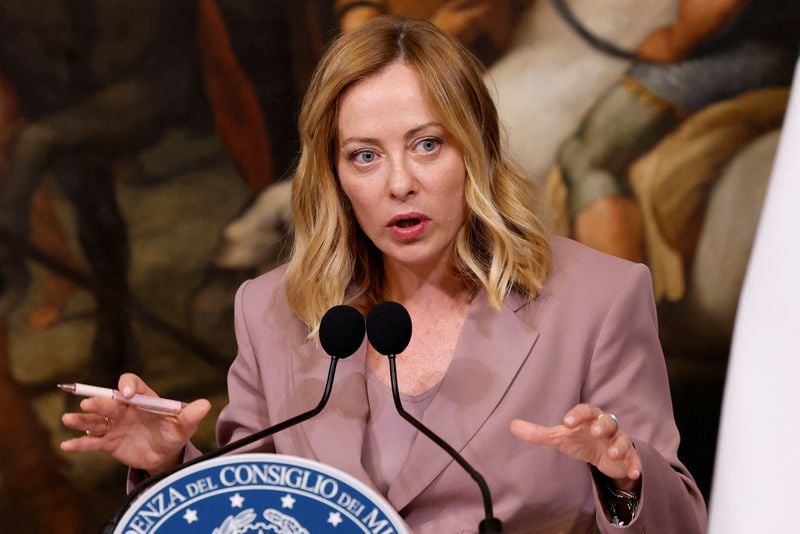 Image for Italy's Meloni 'disgusted' by websites targeting women amid outcry over online abuse