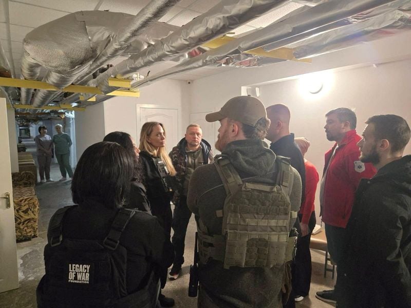 Image for Angelina Jolie visits Ukraine's frontline city Kherson