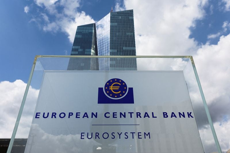 Image for ECB keeps rates steady, shrugs off inflation dip