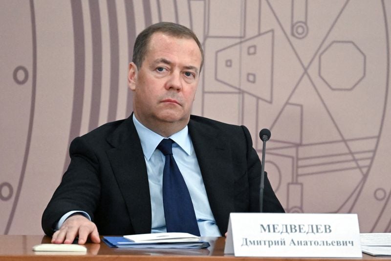Image for Russia's Medvedev says Moscow will withstand new EU sanctions, escalate strikes on Ukraine