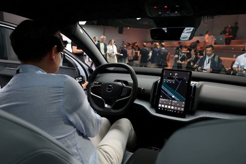 Image for Exclusive-Volvo Cars to recall 40,000 electric SUVs over battery fire risk