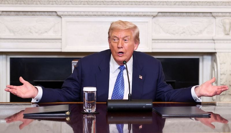 Image for Trump says his meeting with Putin to take place in Alaska on August 15