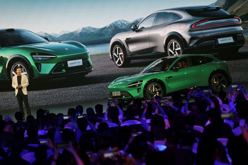 Image for Xiaomi's YU7 car buyers face year-long wait for delivery, sparking complaints