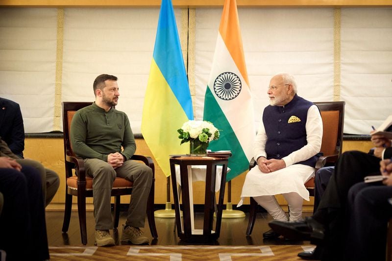 Image for Modi reaffirms India's support for Ukraine peace settlement during call with Zelenskiy