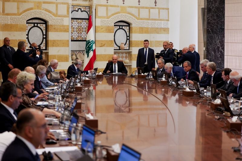 Image for Lebanon cabinet welcomes army plan to disarm Hezbollah, no timeline given