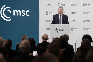 Image for UK's Starmer says we must build 'hard power' at European security conference