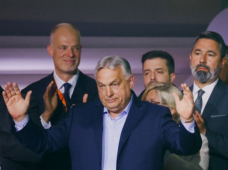 Image for US Democrats cheer defeat of Trump ally Orban in Hungary
