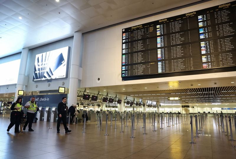 Image for Brussels Airport cancels all departing flights on Nov 26 due to strike