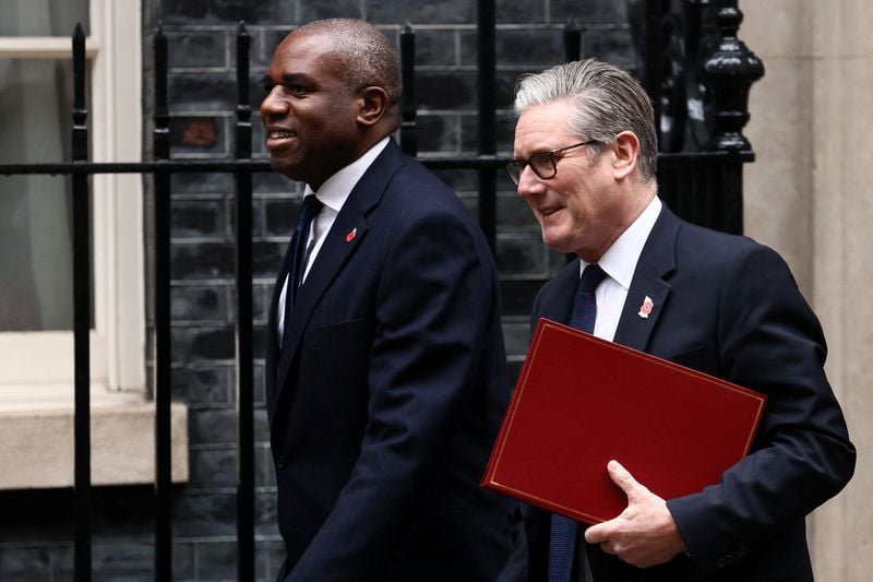 Image for UK deputy PM Lammy and senior minister Reed back Starmer