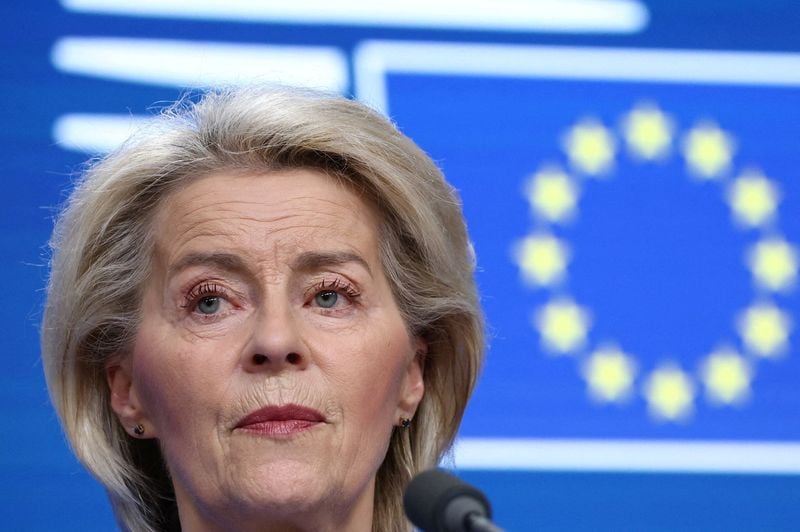 Image for EU will find ways to get loan to Ukraine, von der Leyen says