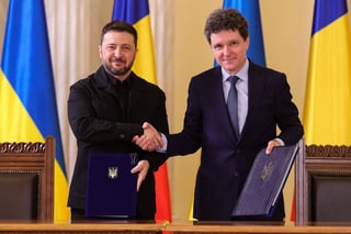 Image for Romania signs deal with Ukraine on joint defence production including drones