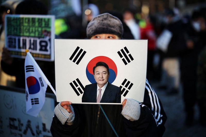 Image for South Korea's ex-president Yoon given 5-year jail term in first ruling over martial law