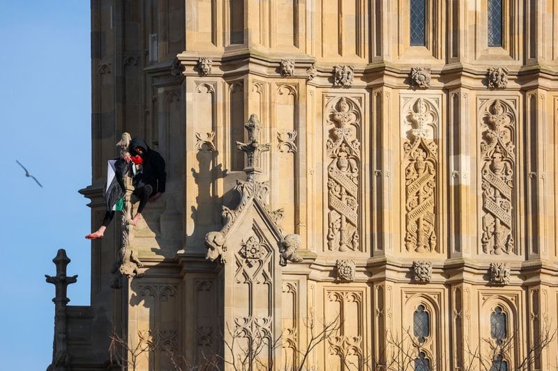 Image for Man who scaled London's 'Big Ben' clock tower appears in court