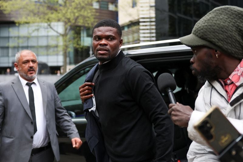 Image for Soccer player Partey pleads not guilty to additional rape charges in UK