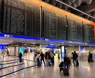 Image for Hundreds of flights cancelled as Lufthansa pilots go on strike again