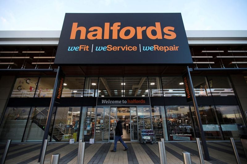 Image for Halfords sales rise 4%, sending shares higher