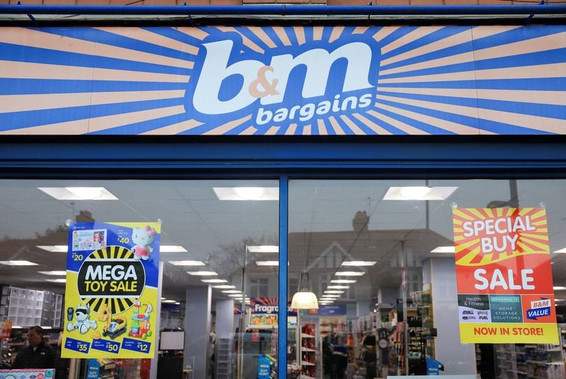 Image for Discount retailer B&M's shares plunge as quarterly UK growth disappoints