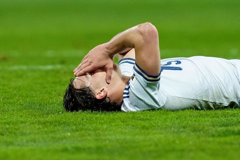 Image for Soccer-'The World Cup curse,' Italy in tears after missing out for third straight time