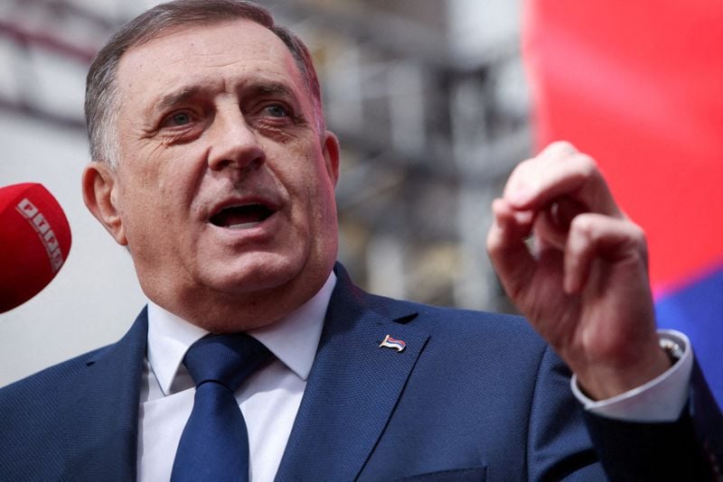 Image for Serb separatist Dodik defies Bosnian state in government reshuffle