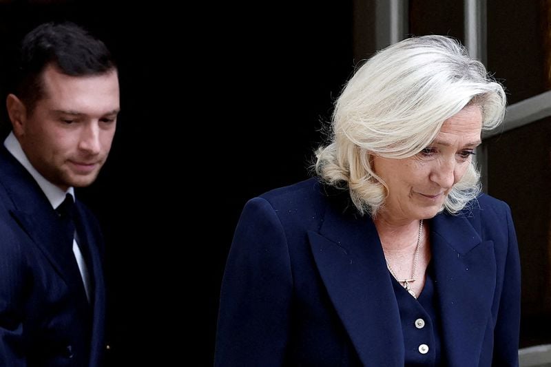 Image for Marine Le Pen tells appeal trial she had no sense of doing anything wrong