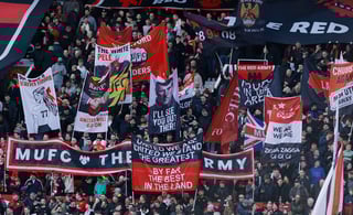Image for Soccer-'Proudly colonised by immigrants': Man Utd fans turn tables on Ratcliffe with banner