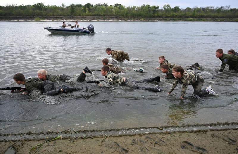 Image for 'We threw hand grenades!' Russian kids as young as 8 get taste of military training