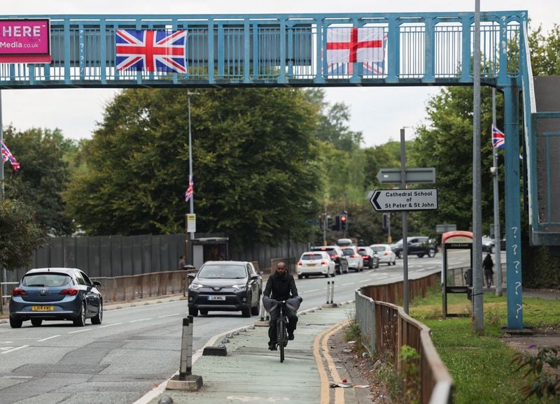 Image for England flags spark pride and concern amid anti-immigration protests