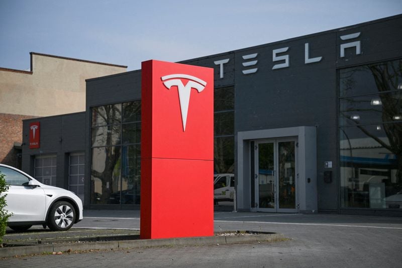 Image for Tesla registrations in Germany quadruple in March, KBA says