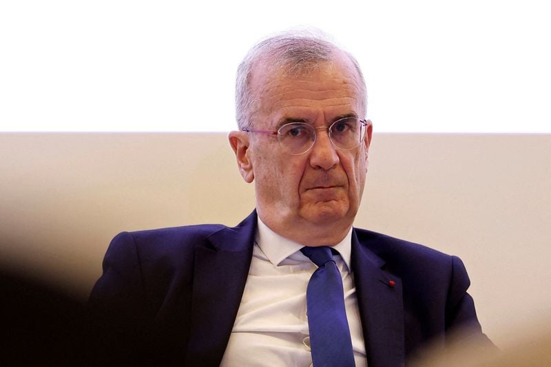 Image for French central bank chief Villeroy to leave early, Macron to pick successor