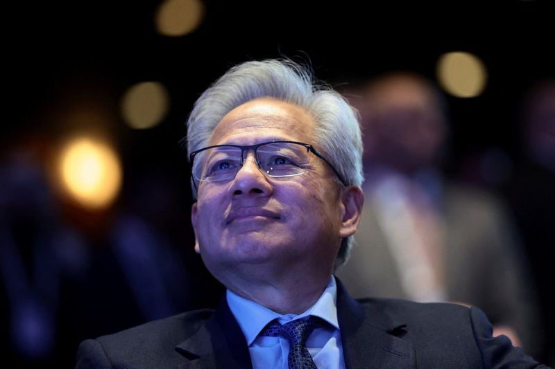 Image for Tipping point or bubble? Nvidia CEO sees AI transformation while skeptics count the risks