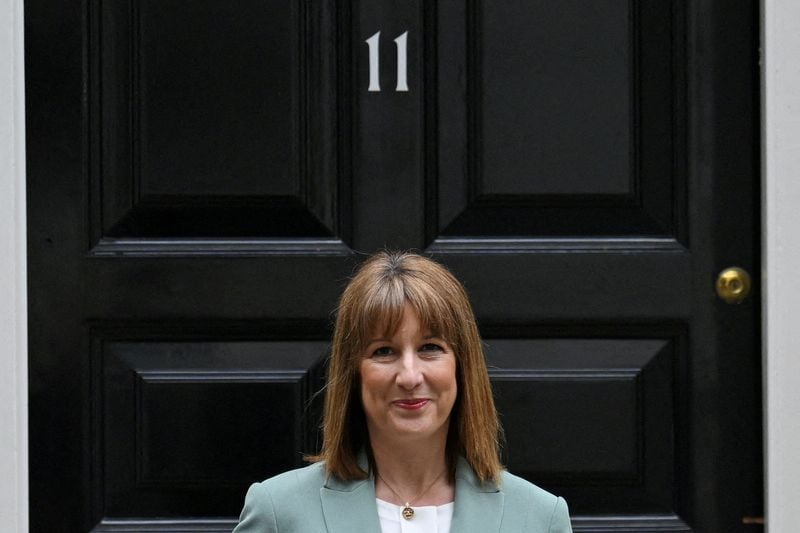 Image for UK's Reeves says she is getting on with her 'tough' job