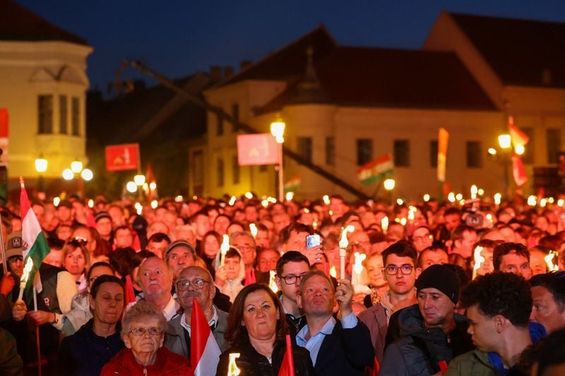 Image for Hungarians vote in landmark election closely watched by EU, Russia, US