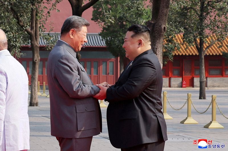 Image for China's Xi seeks closer coordination with North Korea in meeting with Kim