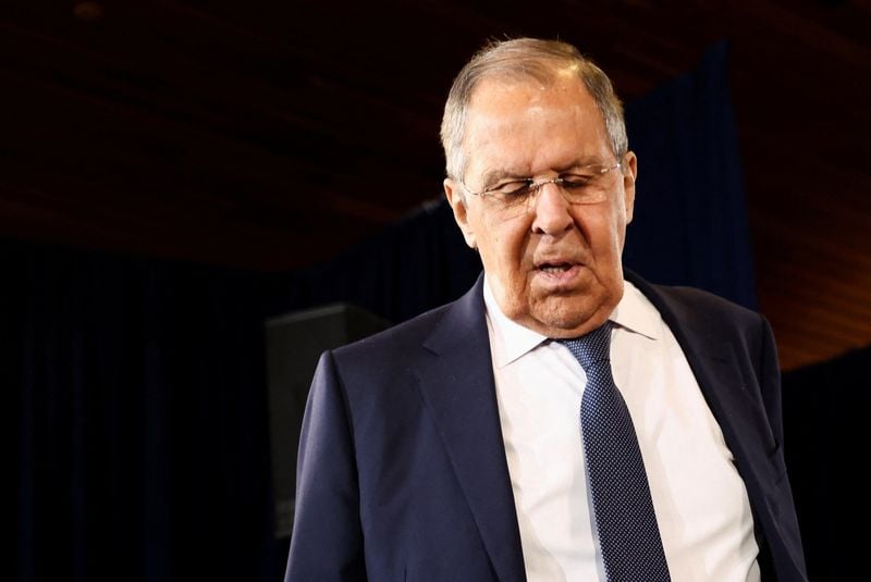 Image for Russia's Lavrov outlines terms for Ukraine peace: big power security guarantee and no NATO