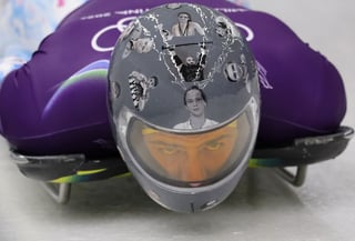 Image for Olympics-Skeleton-Ukraine's Heraskevych displays images of athletes killed in war on his helmet