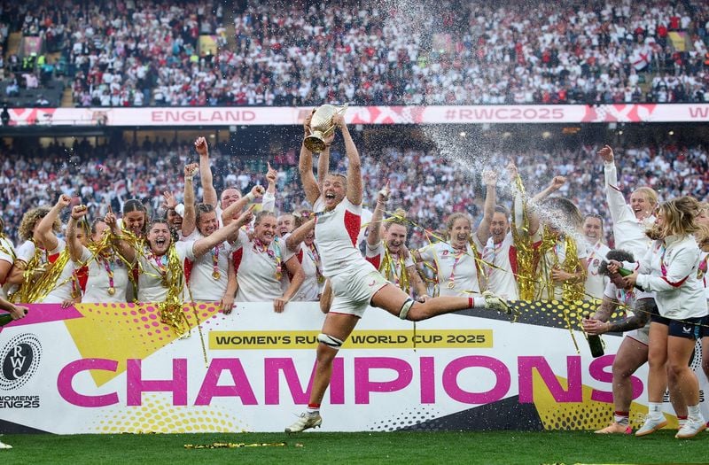 Image for Rugby-England finally deliver when it matters to win Women's World Cup