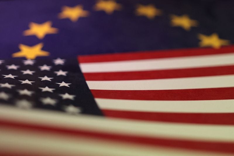 Image for EU push to protect digital rules holds up trade statement with US, FT reports