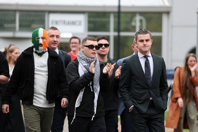 Image for UK prosecutors lose appeal to reinstate terrorism charge against Kneecap rapper