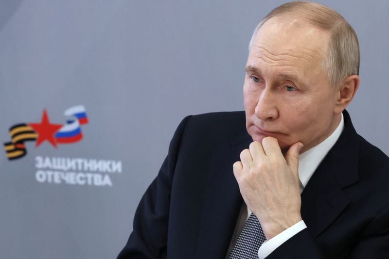 Image for Putin says any Ukraine peace deal must ensure Russia's security, vows no retreat