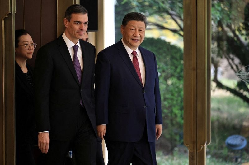 Image for Spanish PM Sanchez to visit China April 11-15, Chinese foreign ministry says