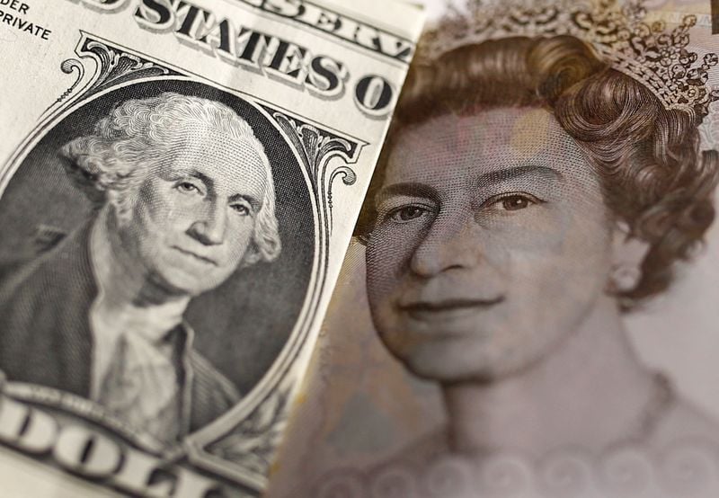 Image for Sterling steady after upbeat data, still set for weekly loss