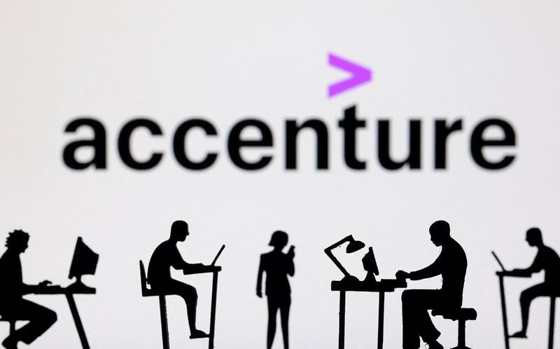 Image for Accenture forecasts quarterly revenue below estimates on cautious enterprise spending