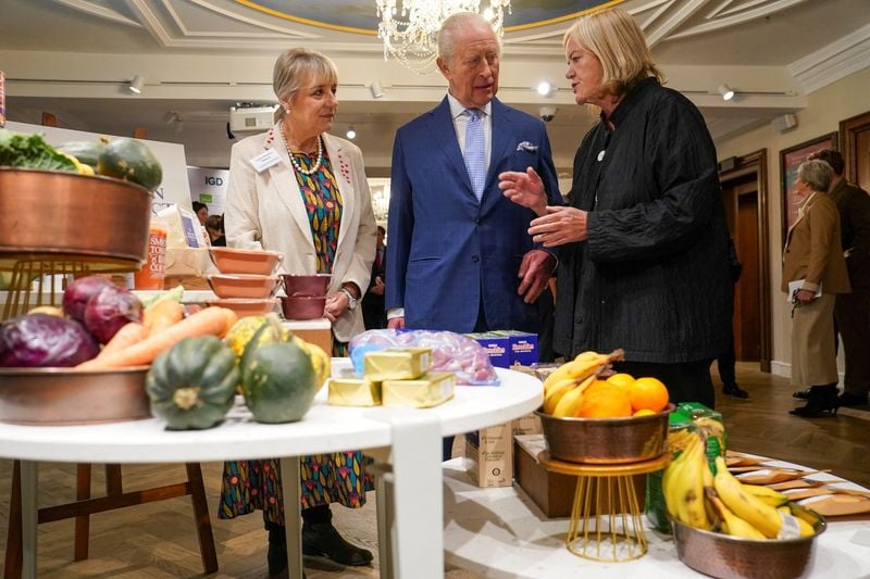 Image for King Charles marks two year anniversary of his UK food waste project