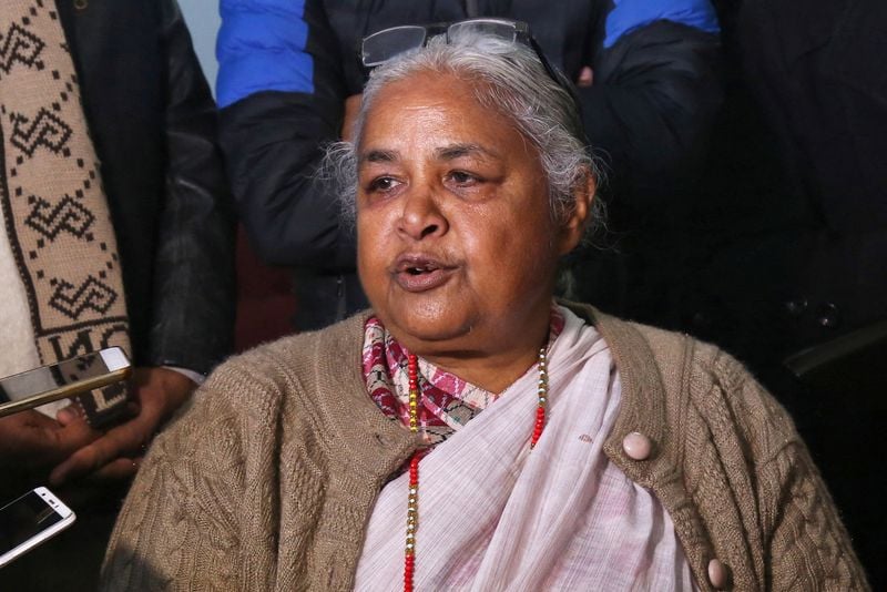 Image for Nepal's former chief justice Sushila Karki chosen interim leader, president's office says