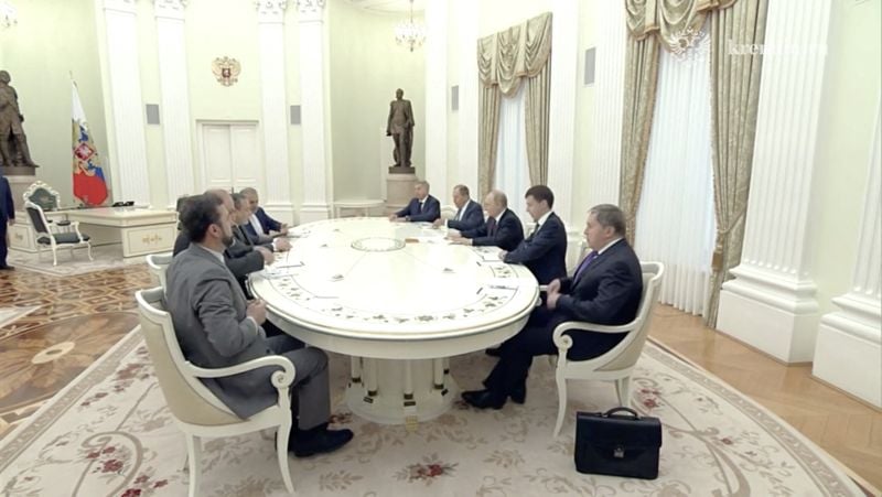 Image for Putin tells Iranian foreign minister there was no justification for US attack